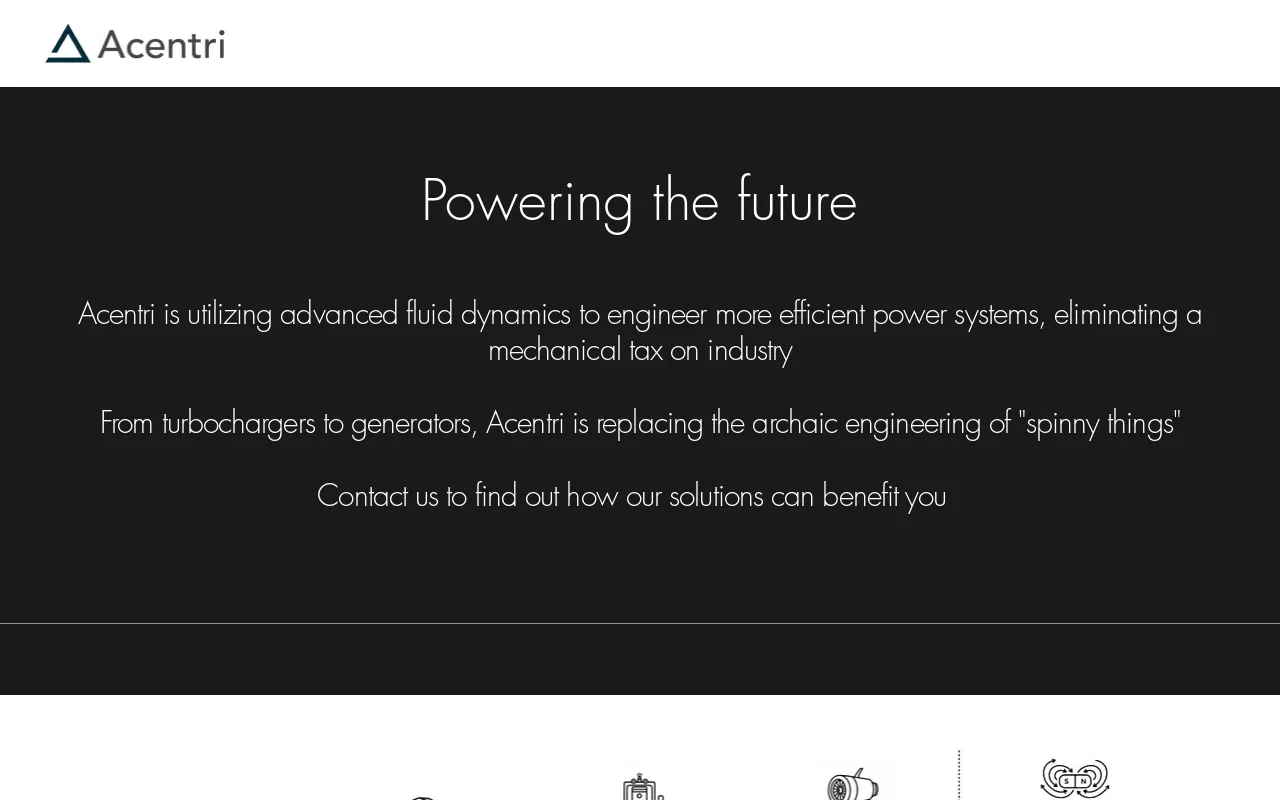 Screenshot of acentri.com