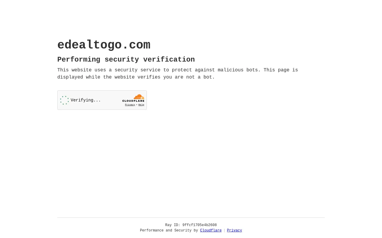 Screenshot of edealtogo.com