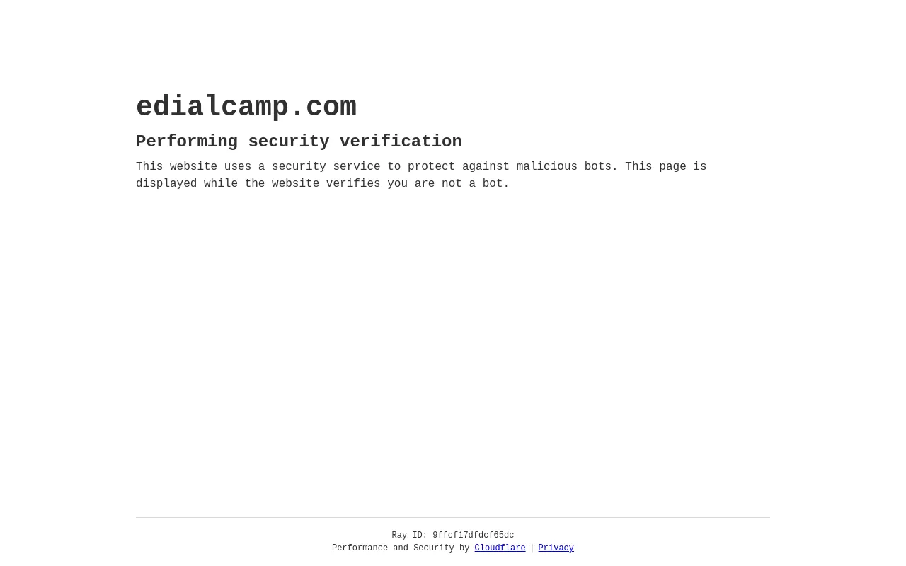Screenshot of edialcamp.com