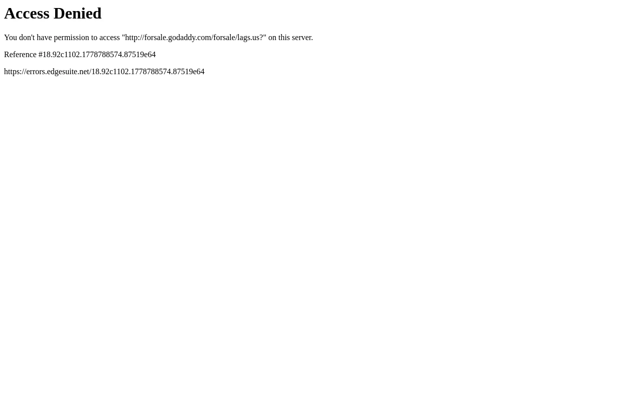 Screenshot of lags.us